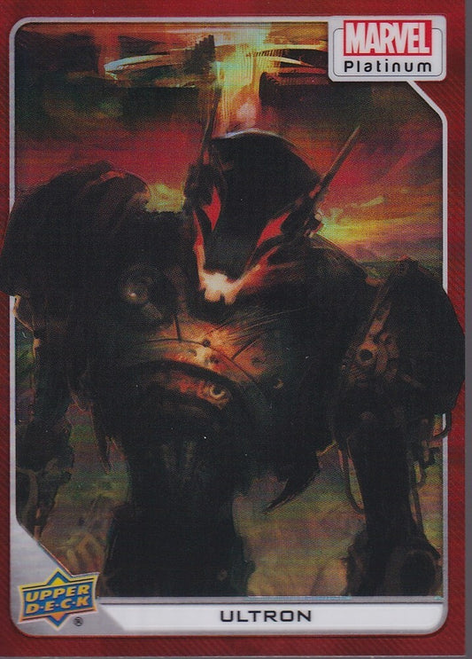 2023 MARVEL PLATINUM-ULTRON-NO.56 (RED RAINBOW)
