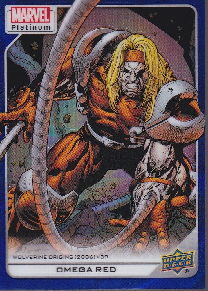 2023 MARVEL PLATINUM-OMEGA RED-NO.200 (BLUE RAINBOW)