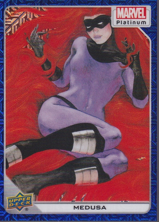 2023 MARVEL PLATINUM-MEDUSA-NO.40 (BLUE TRAXX-010/499)