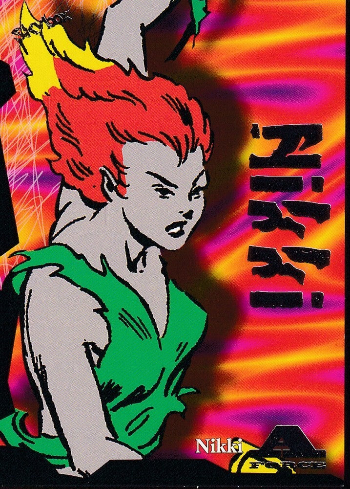 2023 SKYBOX MARVEL METAL AVENGERS-NIKKI-NO.AF46 (A FORCE-RAVE-083/100)