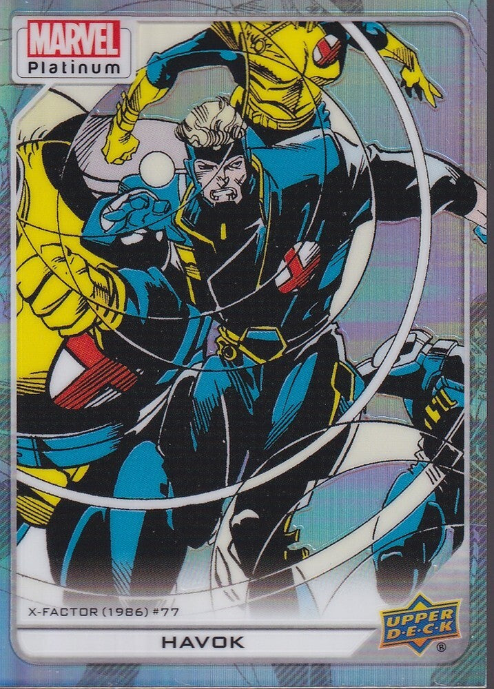 2023 UPPER DECK MARVEL PLATINUM-HAVOK-NO.194 (RAINBOW BASE)