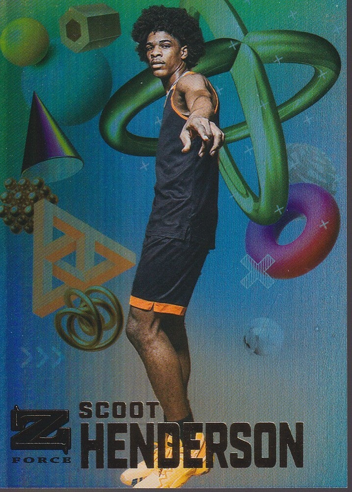 SCOOT HENDERSON-NO.Z-24 (Z FORCE)-2022 SKYBOX METAL UNIVERSE CHAMPIONS