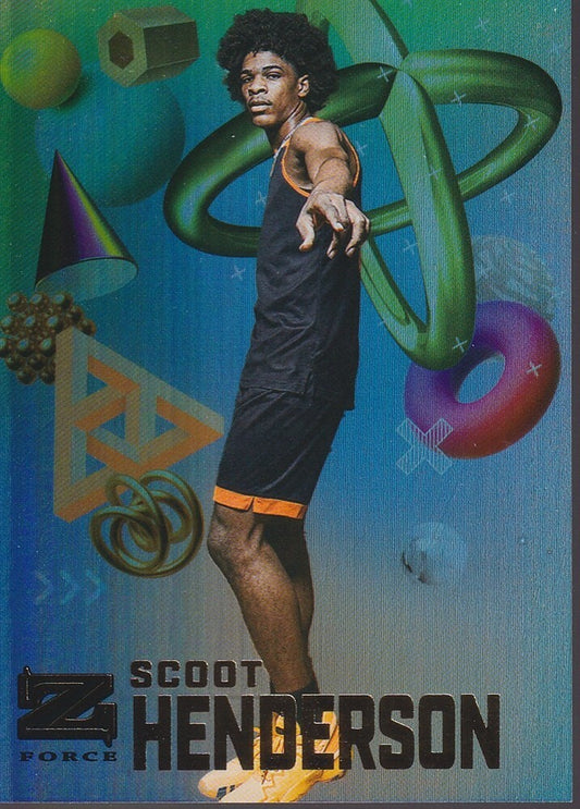 SCOOT HENDERSON-NO.Z-24 (Z FORCE)-2022 SKYBOX METAL UNIVERSE CHAMPIONS