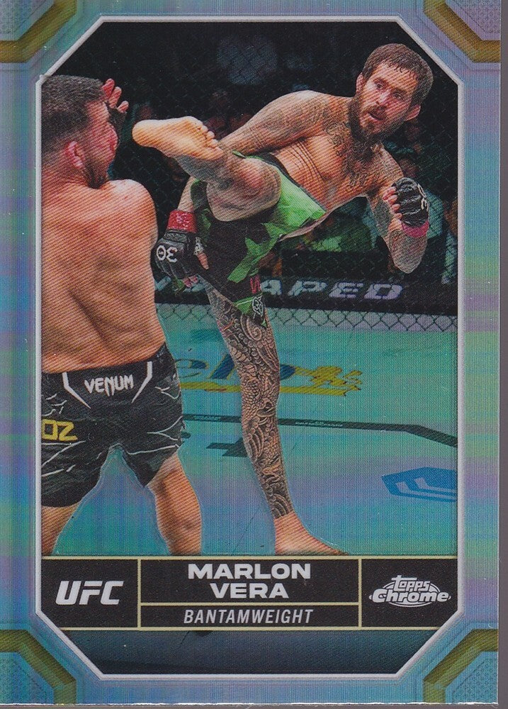 MARLON VERA-NO.124-CHROME REFRACTOR CARD-2024 TOPPS CHROME UFC