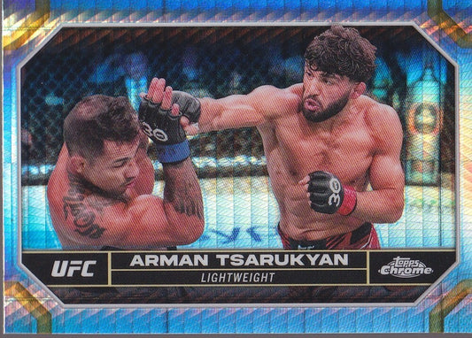 ARMAN TSARUKYAN-NO.20-PRISM REFRACTOR CARD-2024 TOPPS CHROME UFC