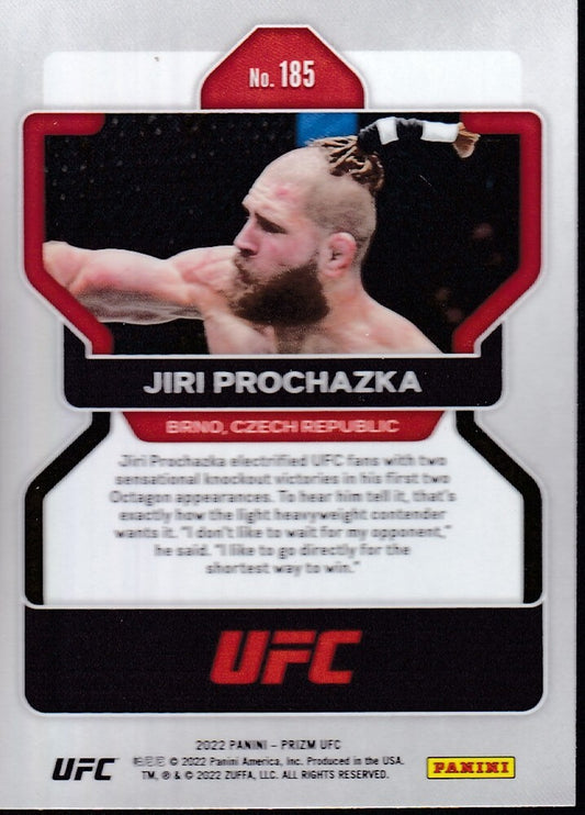 No.185-JIRI PROCHAZKA-2022 PANINI UFC PRIZM TRADING CARD