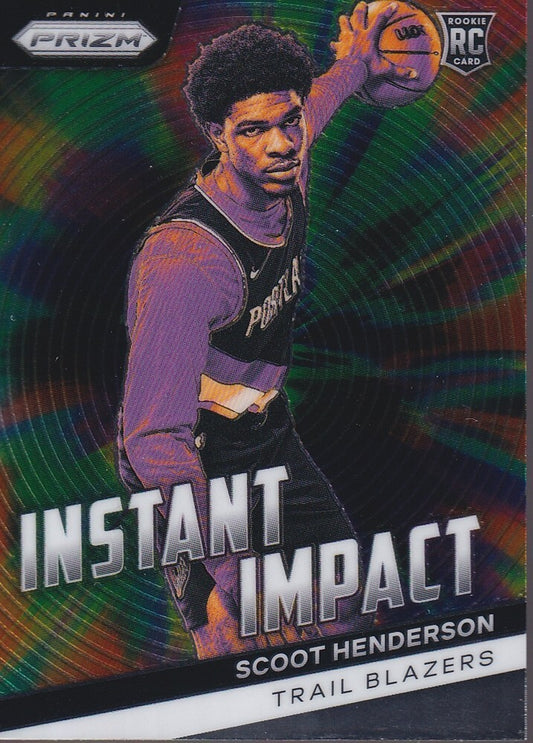 SCOOT HENDERSON-NO.9(INSTANT IMPACT)-2023-24 PANINI-PRIZM BASKETBALL ROOKIE (RC)