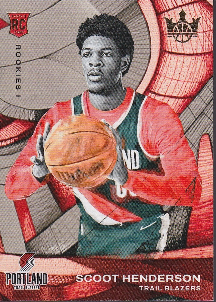 SCOOT HENDERSON-NO.75 (ROOKIES 1)-2023-24 PANINI-COURT KINGS BASKETBALL (RC)