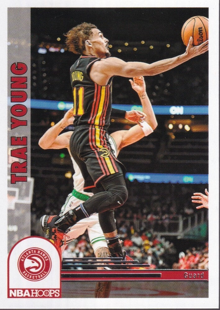 TRAE YOUNG-NO.291-2022/23 PANINI HOOPS BASKETBALL TRADING CARD