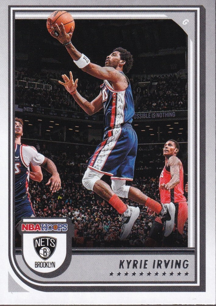 KYRIE IRVING-NO.9-2022/23 PANINI HOOPS BASKETBALL TRADING CARD