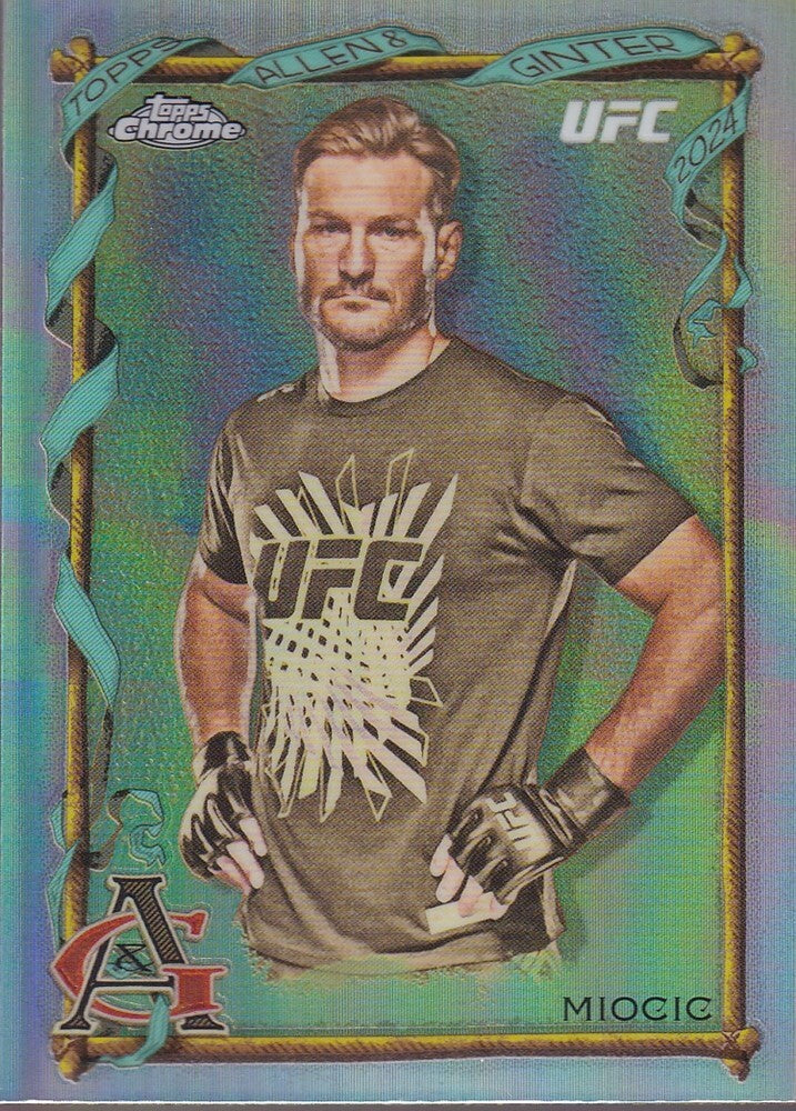 STIPE MIOCIC-NO.AAG-26-ALLEN & GINTER INSERT CARD-2024 TOPPS CHROME UFC