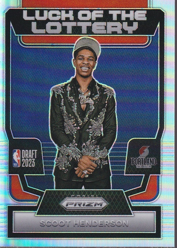 SCOOT HENDERSON-NO.14 (LUCK OF THE LOTTERY)-2023-24 PANINI-PRIZM BASKETBALL