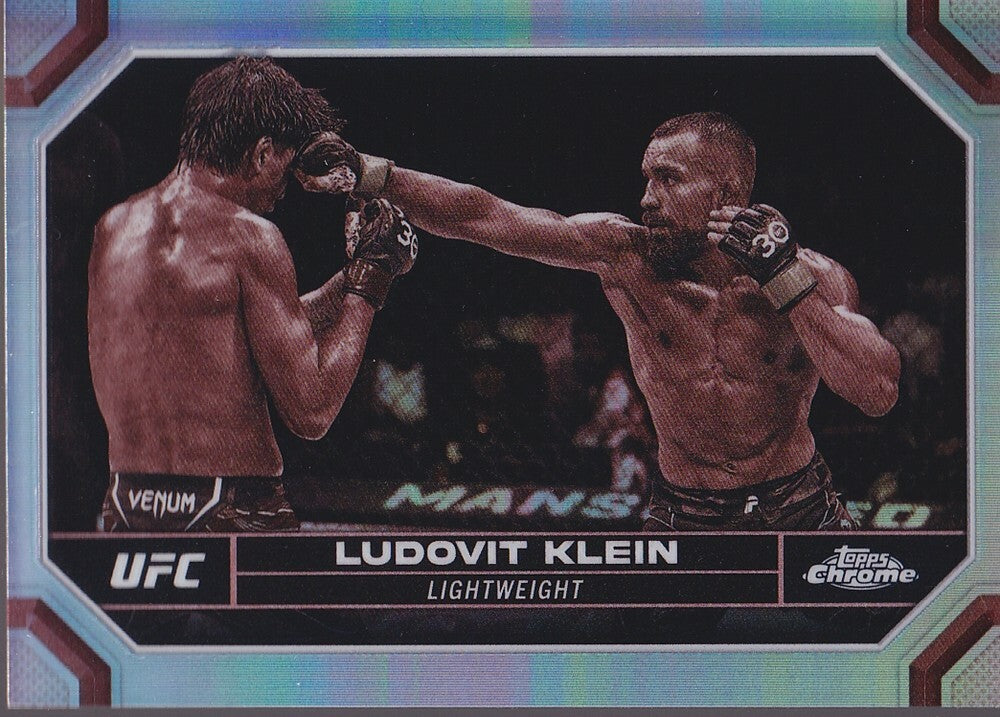 LUDOVIT KLEIN-NO.53-SEPIA REFRACTOR CARD-2024 TOPPS CHROME UFC