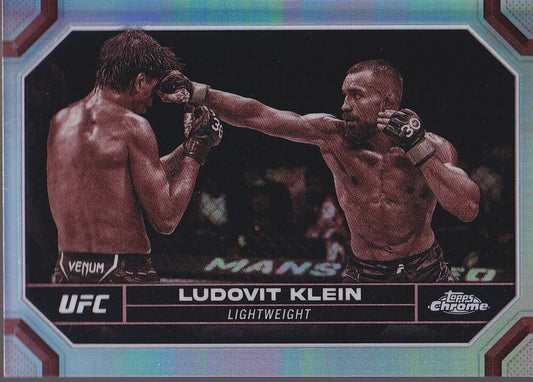 LUDOVIT KLEIN-NO.53-SEPIA REFRACTOR CARD-2024 TOPPS CHROME UFC