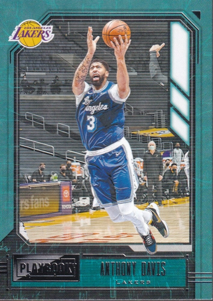 ANTHONY DAVIS-NO.194-2020/21 PANINI CHRONICLES PLAYBOOK BASKETBALL TRADING CARD