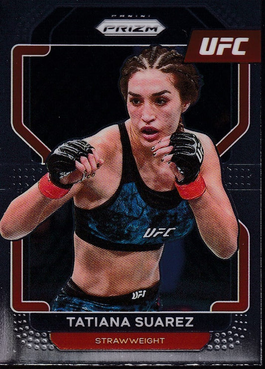 No.128-TATIANA SUAREZ-2022 PANINI UFC PRIZM TRADING CARD