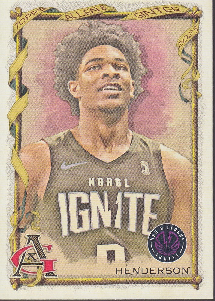 SCOOT HENDERSON-NO.265 (PORTRAIT-BASE)-2023 TOPPS ALLEN & GINTER