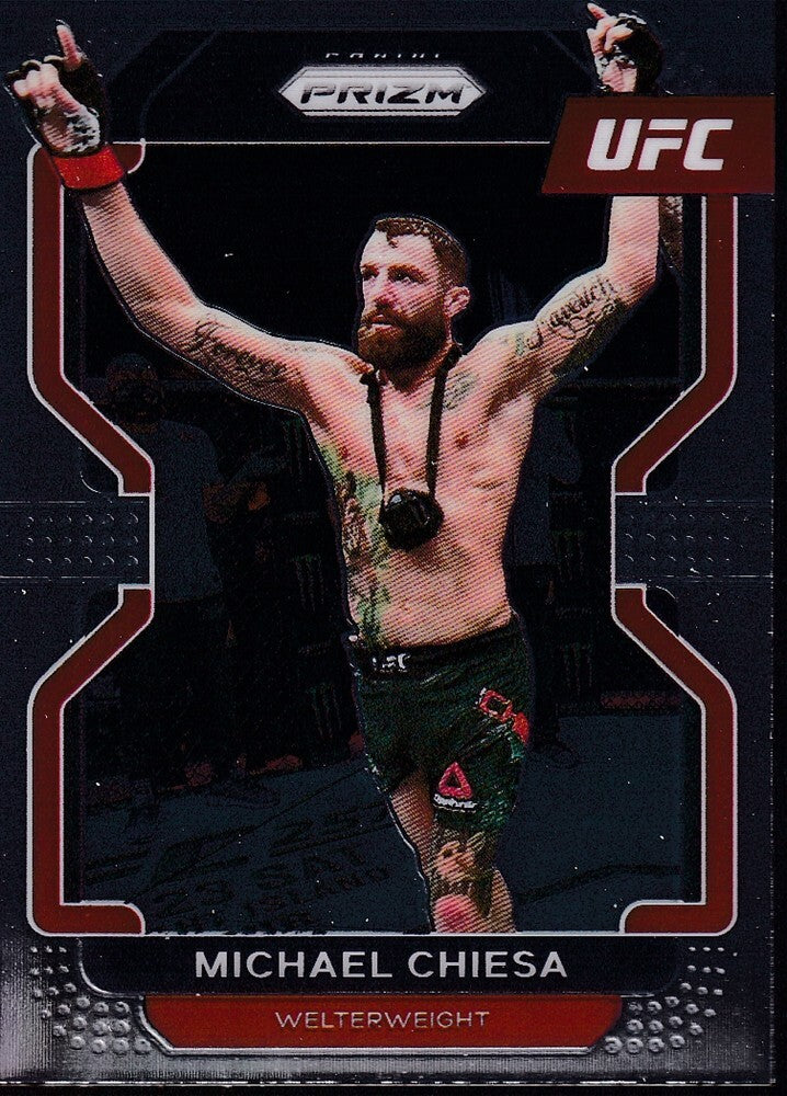 No.110-MICHAEL CHIESA-2022 PANINI UFC PRIZM TRADING CARD