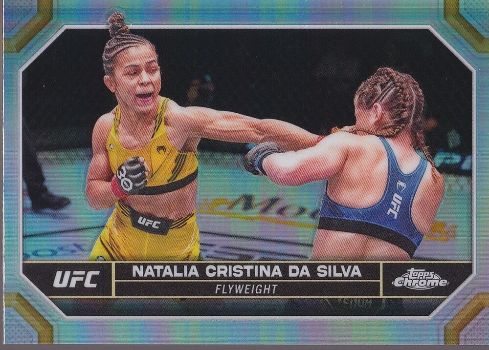 NATALIA CRISTINA DA SILVA-NO.146-CHROME REFRACTOR CARD-2024 TOPPS CHROME UFC