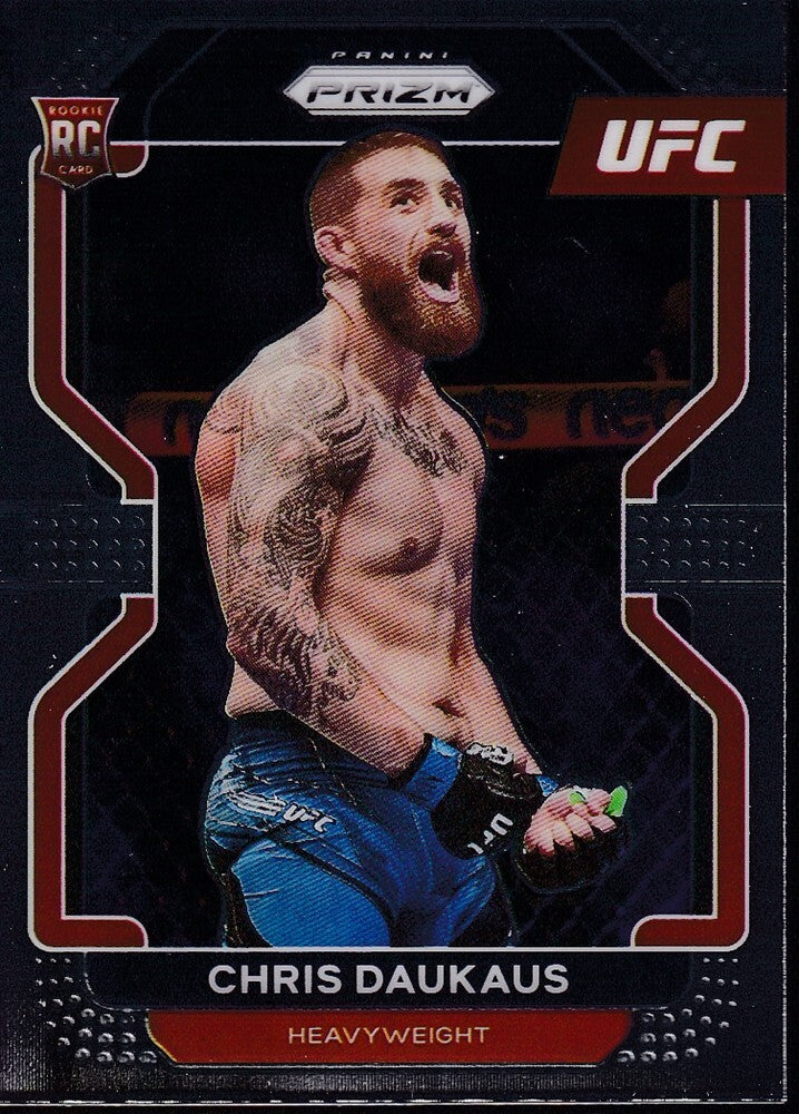 No.199-CHRIS DAUKAUS-2022 PANINI UFC PRIZM TRADING CARD