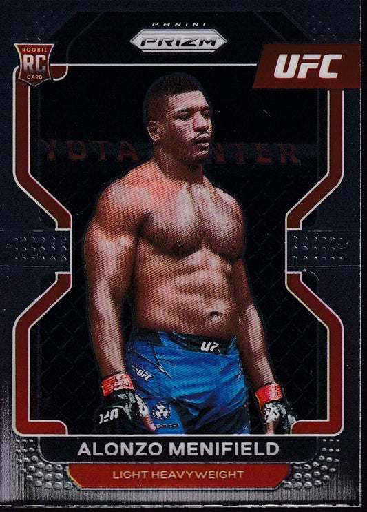 No.157-ALONZO MENIFIELD (RC)-2022 PANINI UFC PRIZM TRADING CARD