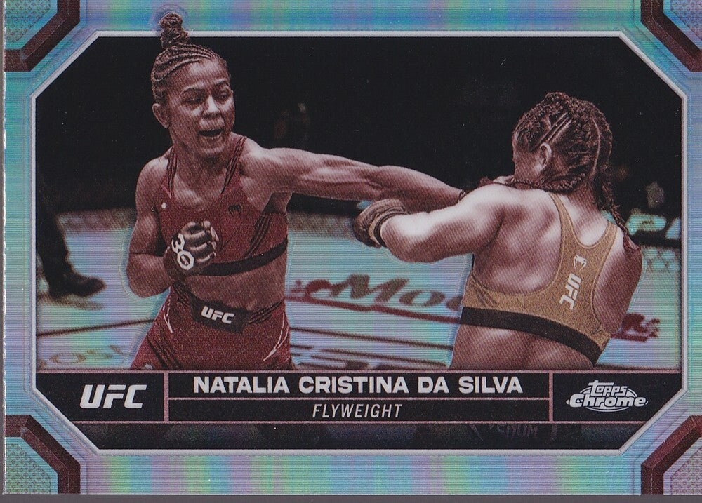 NATALIA CRISTINA DA SILVA-NO.146-SEPIA REFRACTOR CARD-2024 TOPPS CHROME UFC