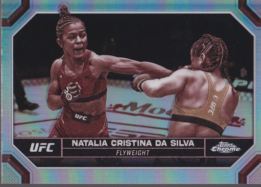 NATALIA CRISTINA DA SILVA-NO.146-SEPIA REFRACTOR CARD-2024 TOPPS CHROME UFC