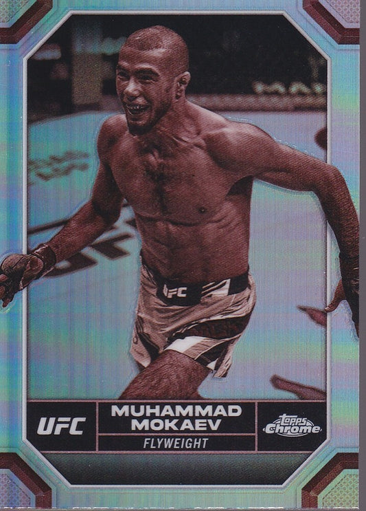 MUHAMMAD MOKAEV-NO.144-SEPIA REFRACTOR CARD-2024 TOPPS CHROME UFC