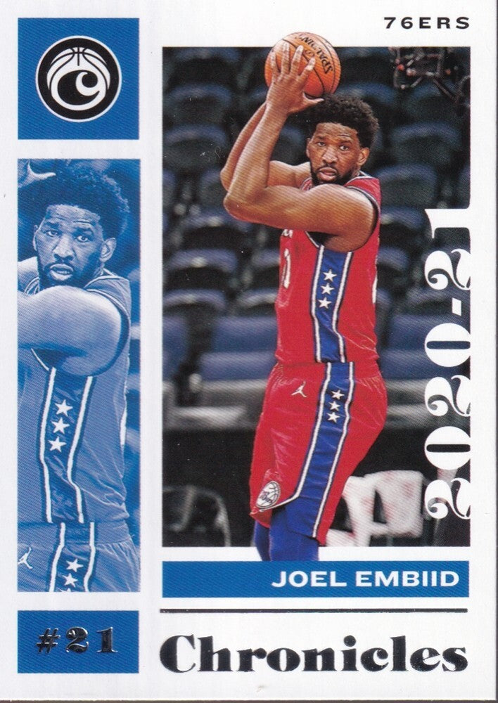 JOEL EMBID-NO.13-2020/21 PANINI CHRONICLES BASKETBALL TRADING CARD