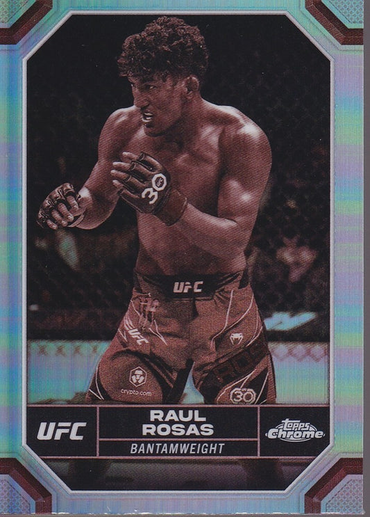 RAUL ROSAS-NO.161-SEPIA REFRACTOR CARD-2024 TOPPS CHROME UFC