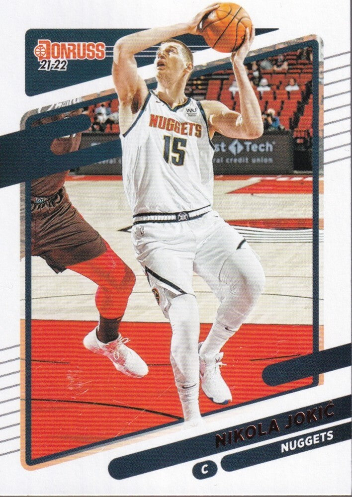 NIKOLA JOKIC-NO.28-2021/22 PANINI DONRUSS BASKETBALL TRADING CARD