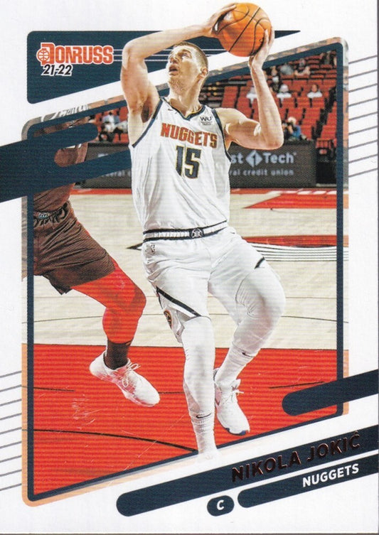 NIKOLA JOKIC-NO.28-2021/22 PANINI DONRUSS BASKETBALL TRADING CARD