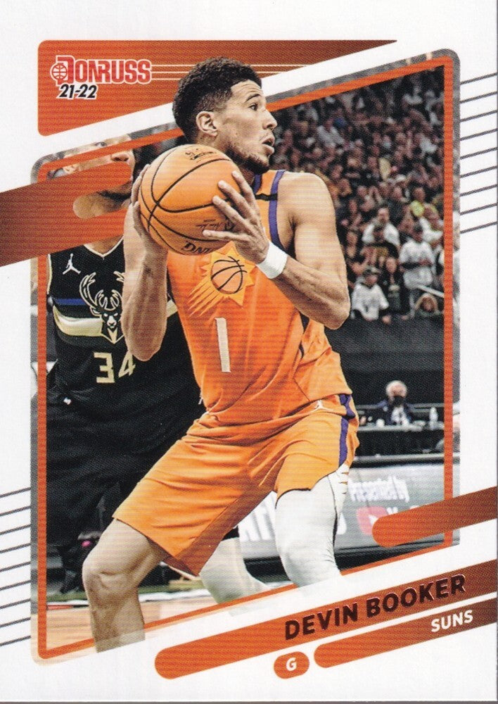 DEVIN BOOKER-NO.200-2021/22 PANINI DONRUSS BASKETBALL TRADING CARD