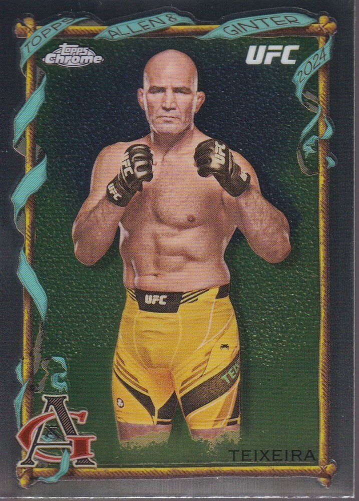 GLOVER TEIXEIRA-NO.AAG-6-ALLEN & GINTER INSERT CARD-2024 TOPPS CHROME UFC