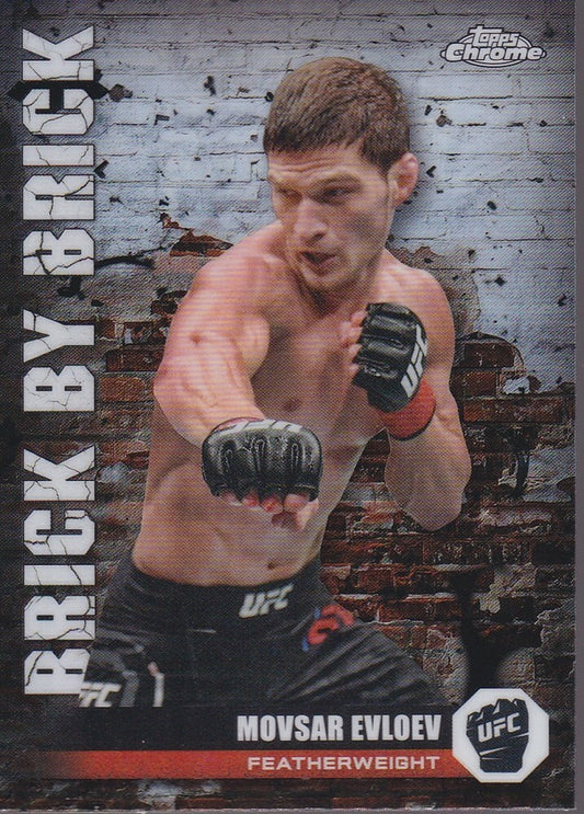 MOVSAR EVLOEV-NO.BYB-8-BRICK BY BRICK INSERT CARD-2024 TOPPS CHROME UFC