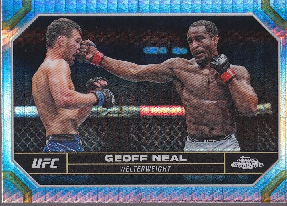 GEOFF NEAL-NO.67-PRISM REFRACTOR CARD-2024 TOPPS CHROME UFC