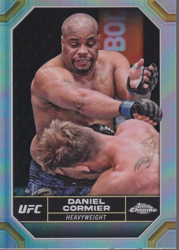 DANIEL CORMIER-NO.56-CHROME REFRACTOR CARD-2024 TOPPS CHROME UFC