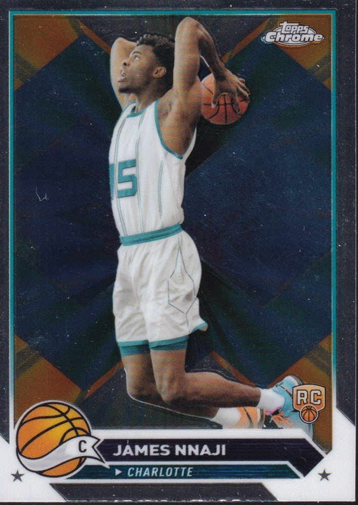 James Nnaji #173 Base (RC) Rookie Card-2023/24 Topps Chrome Basketball (NBA)