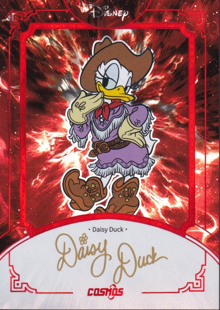 2025 Kakawow Cosmos Disney Signatures COSMOS Red #CDT-SR-04 Daisy Duck 44/75