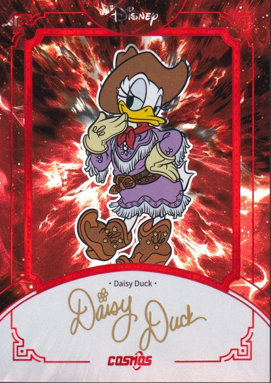 2025 Kakawow Cosmos Disney Signatures COSMOS Red #CDT-SR-04 Daisy Duck 44/75