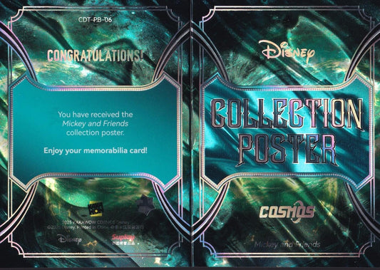 2025 Kakawow Cosmos Mickey and Friends Collection Poster Booklet Card-CDT-PB-06