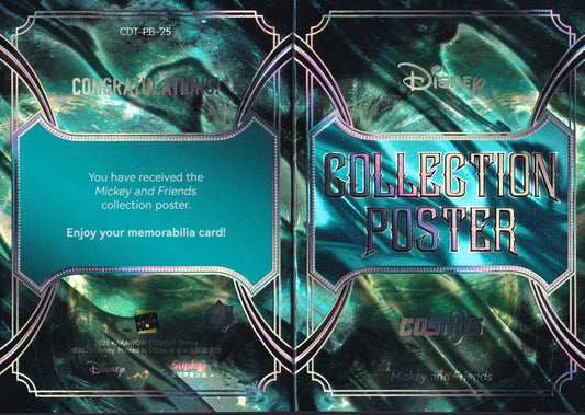 2025 Kakawow Cosmos Mickey and Friends Collection Poster Booklet Card-CDT-PB-25