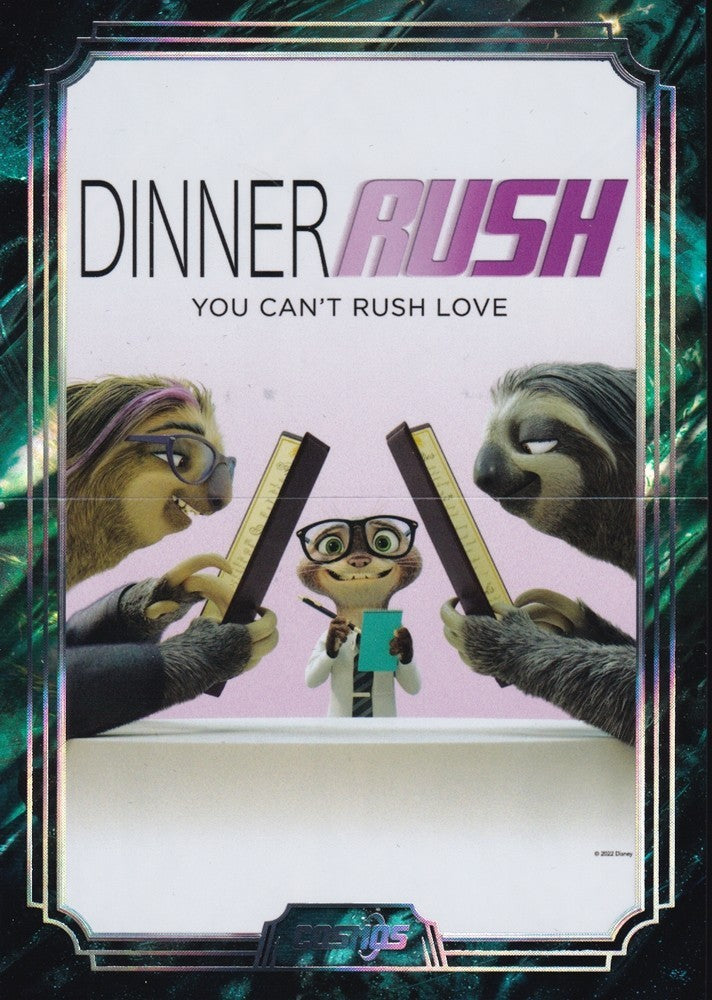 2025 Kakawow Cosmos Zootopia Collection Poster Booklet Card-CDT-PB-36