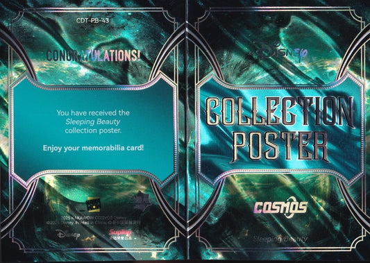 2025 Kakawow Cosmos Sleeping Beauty Collection Poster Booklet Card-CDT-PB-43