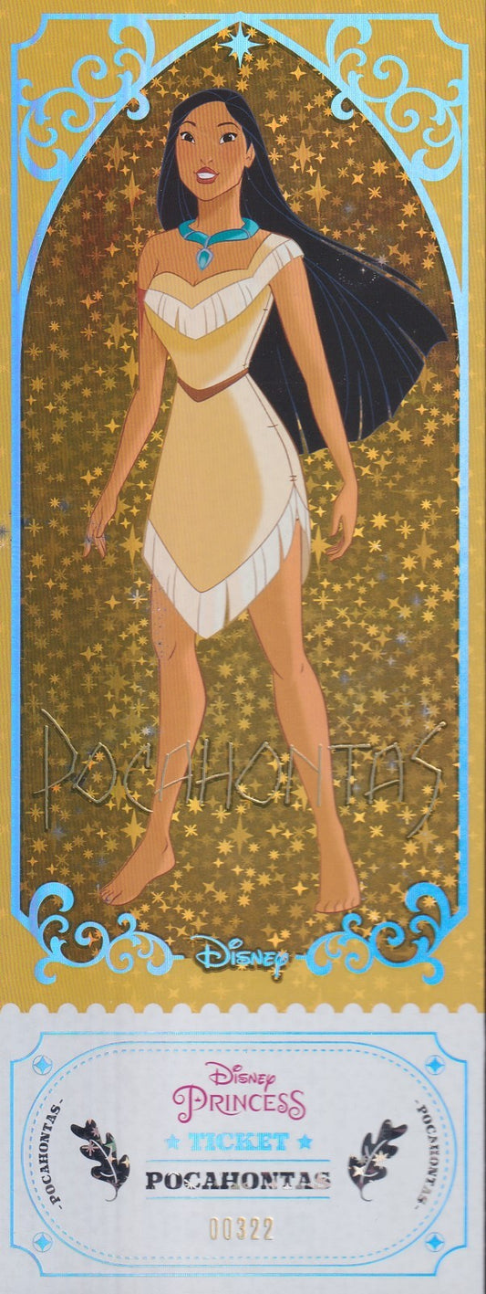 2024 Kakawow Disney Princess Jumbo Ticket-Pocahontas-#RTJC-DDP-08 (00322/3000)