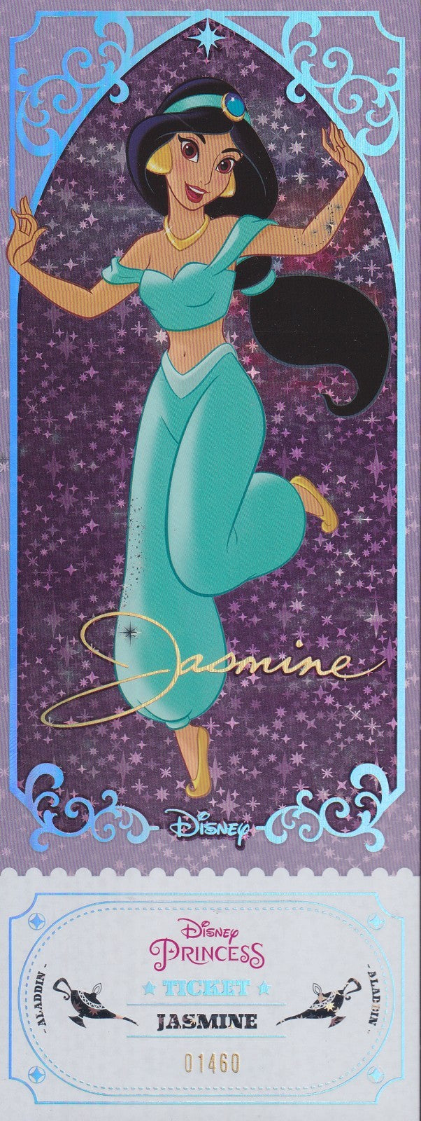 2024 Kakawow Disney Princess Jumbo Ticket-Jasmine-#RTJC-DDP-03 (01460/3000)