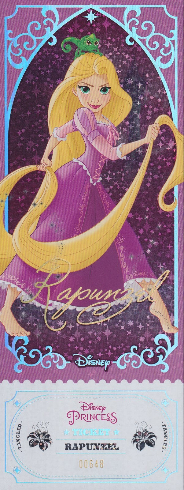 2024 Kakawow Disney Princess Jumbo Ticket-Rapunzel-#RTJC-DDP-02 (00648/3000)