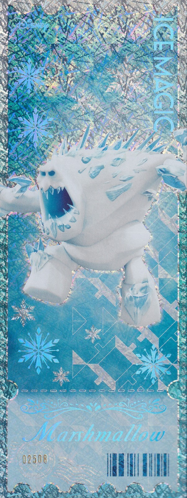 2024 Kakawow Frozen Jumbo Refractor Ticket-Marshmallow #RTJC-DFR-06 (02508/3000)