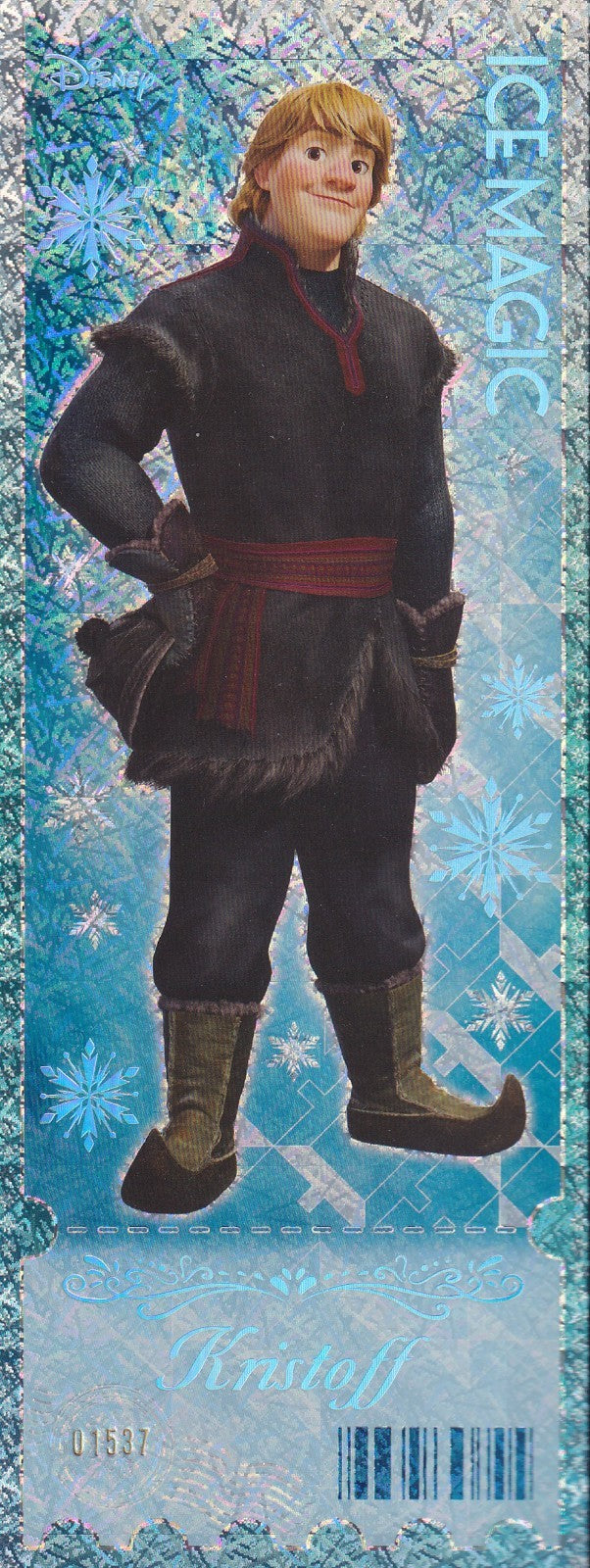 2024 Kakawow Frozen Jumbo Refractor Ticket-Kristoff #RTJC-DFR-04 (01537/3000)