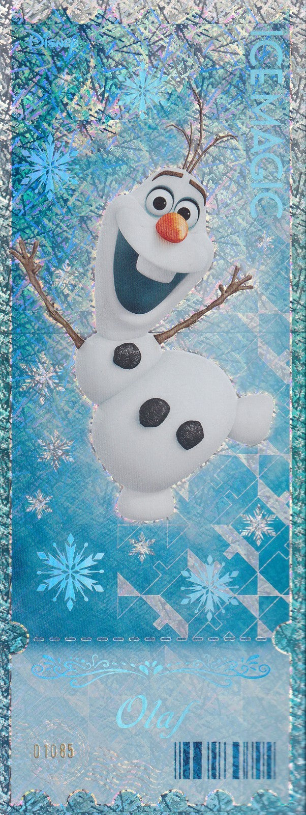 2024 Kakawow Frozen Jumbo Refractor Ticket-Olaf #RTJC-DFR-03 (01085/3000)